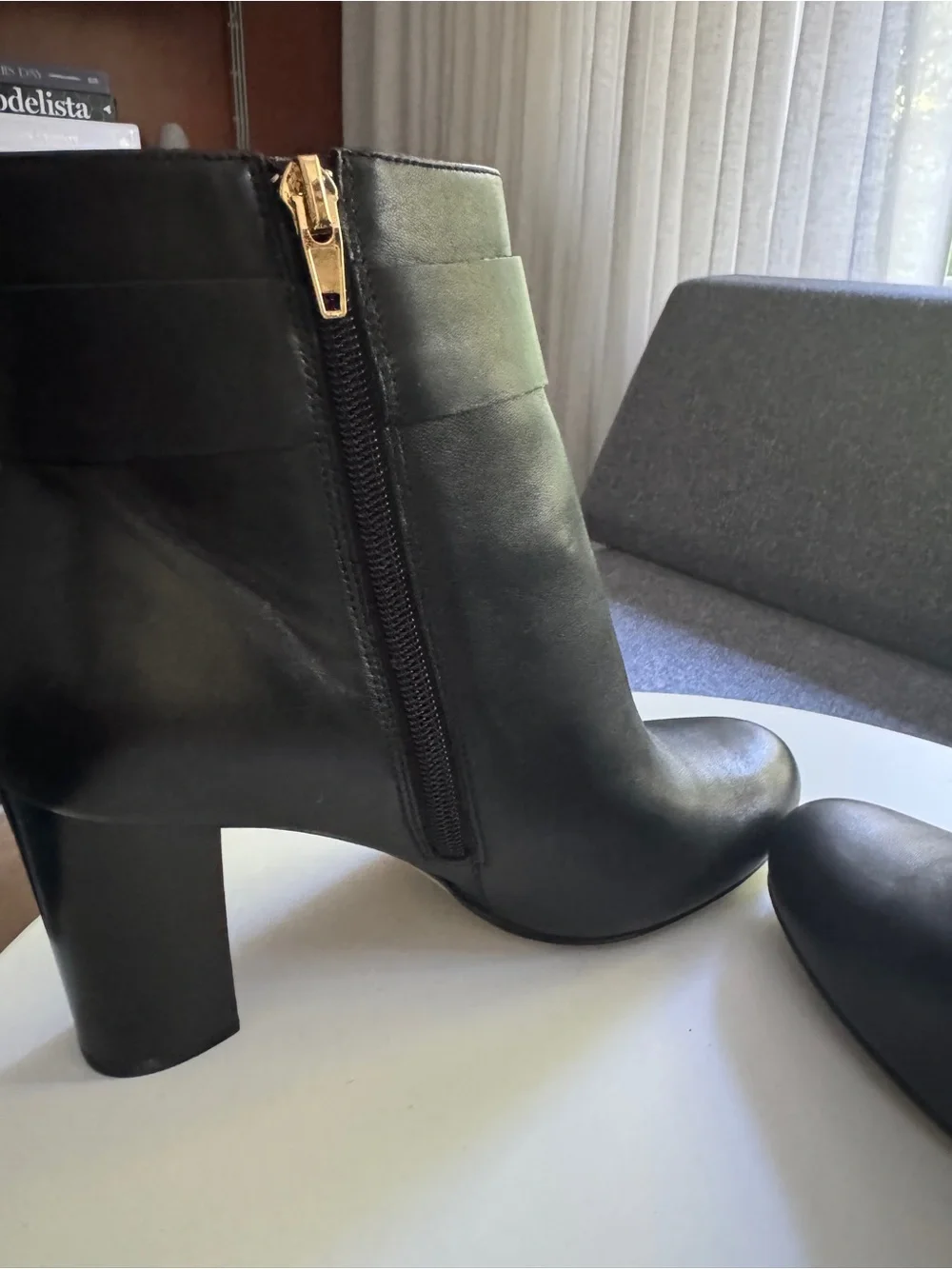 kate spade Black Bow Ankle Boots
